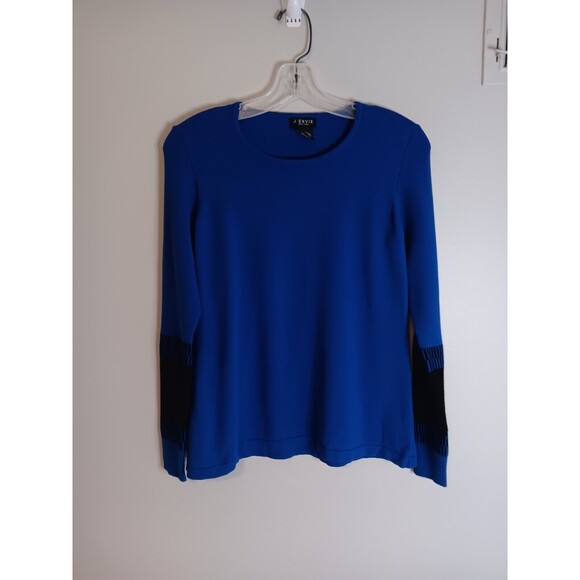 J'Envie Pullover Sweater Sz Large Cobalt Blue - Picture 1 of 5
